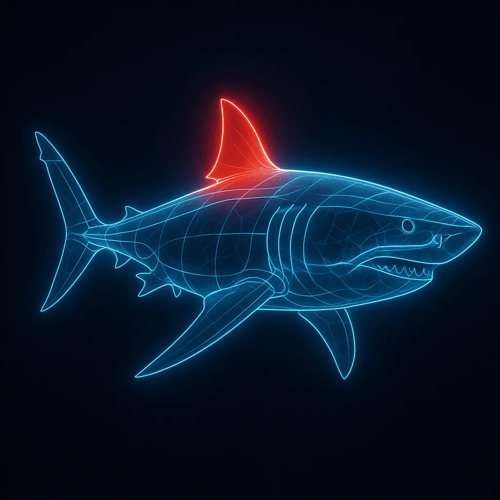 发光线条解剖图