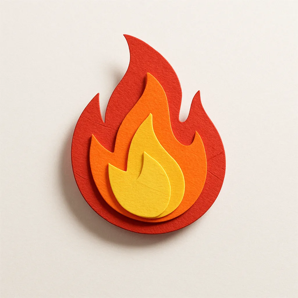 纸艺风格 Emoji 图标