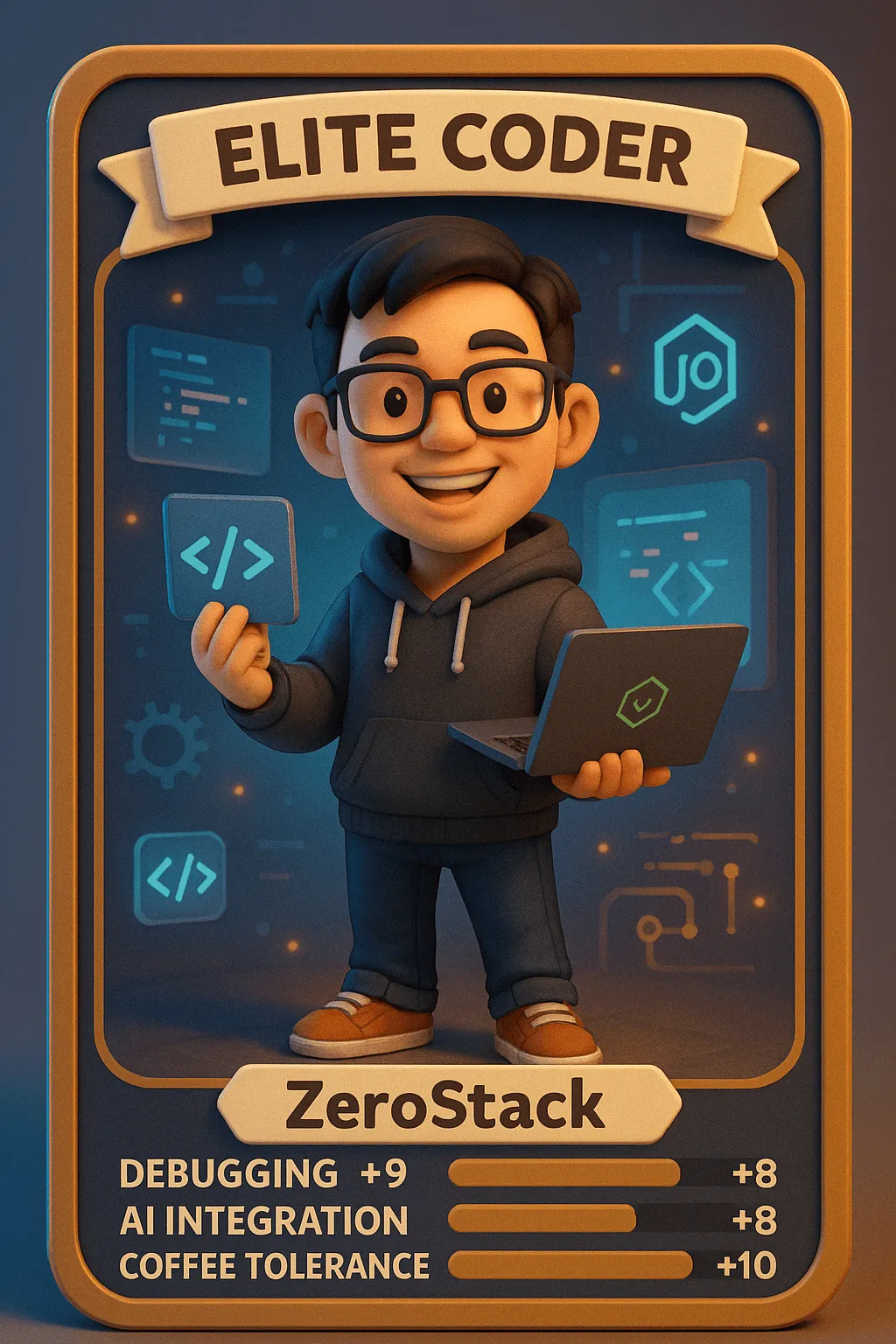 RPG 风格角色卡片制作