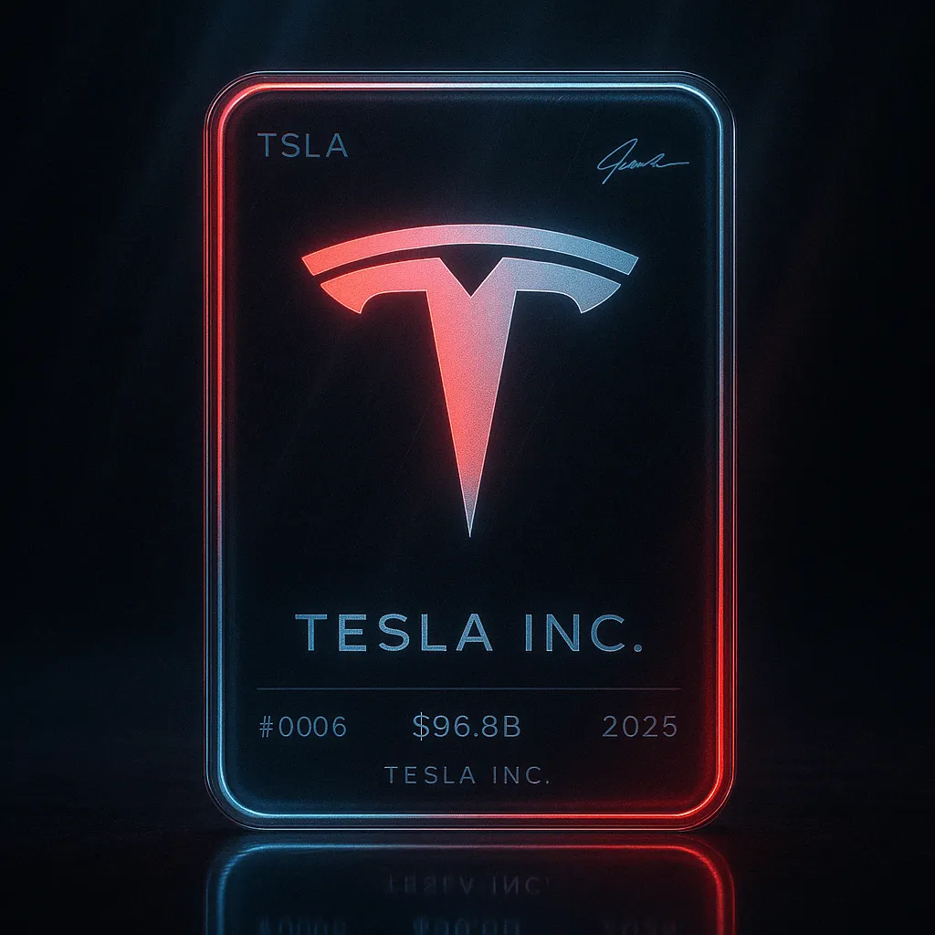 未来主义 Logo 交易卡