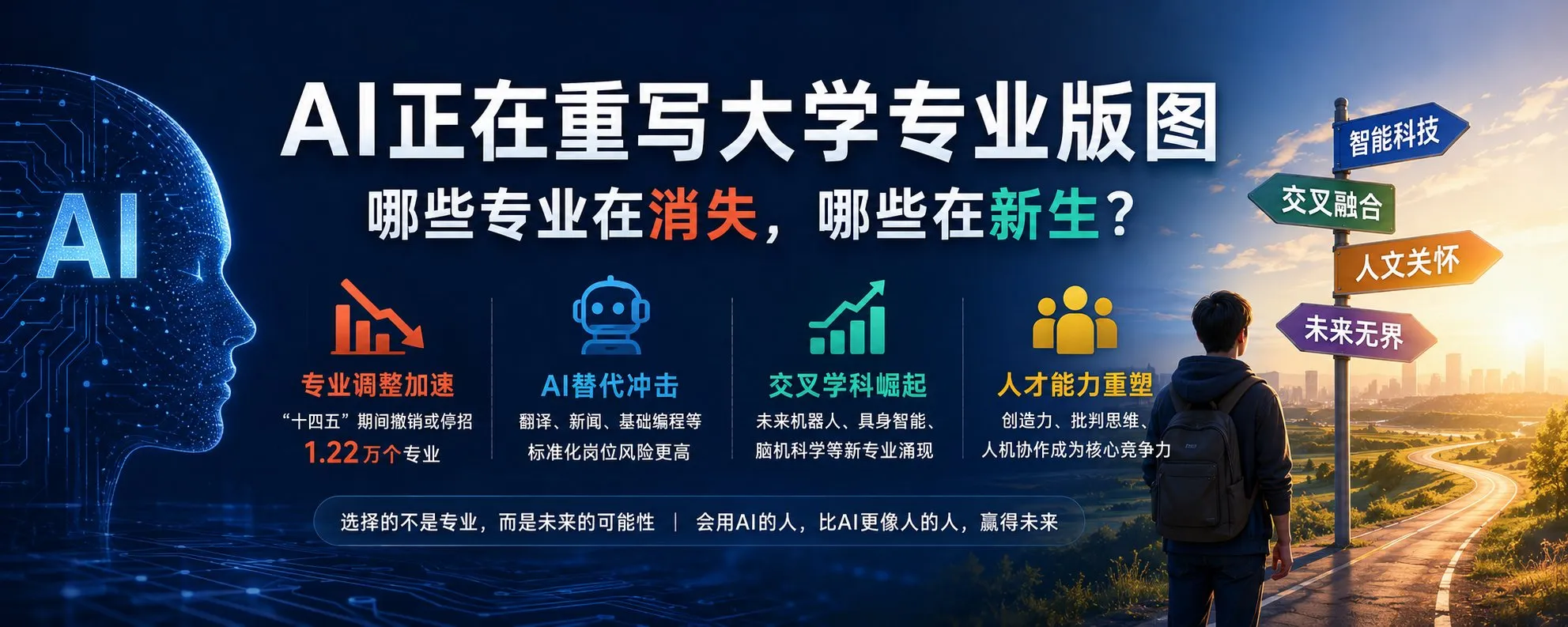 AI正在重写大学专业版图：哪些专业在消失，哪些在新生？